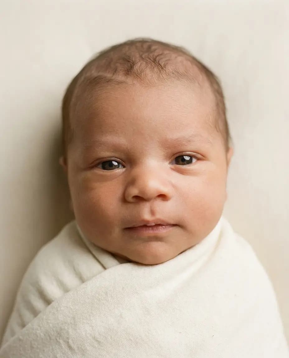 AI baby result from 3D scan Week 30